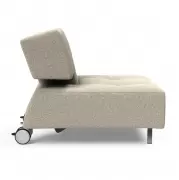 Fotel rozkładany Long Horn boucle beige innovation