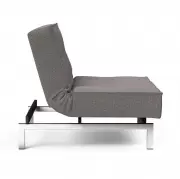 Fotel rozkładany Splitback Dance Grey chrom Innovation