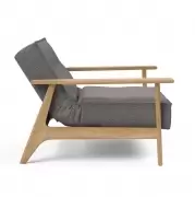 Fotel rozkładany Splitback Frej dąb naturalny Dance Grey Innovation