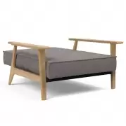 Fotel rozkładany Splitback Frej dąb naturalny Dance Grey Innovation