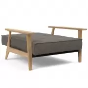Fotel rozkładany Splitback Frej dąb naturalny Dark Grey Innovation
