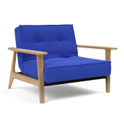 Fotel rozkładany Splitback Frej dąb naturalny Elegance Ultramarine Innovation