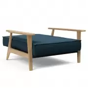 Fotel rozkładany Splitback Frej dąb naturalny Navy Blue Innovation
