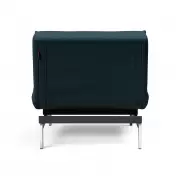 Fotel rozkładany Splitback Navy Blue chrom Innovation