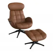 Fotel Wypoczynkowy Chester Omaha Cognac Brown Flexlux