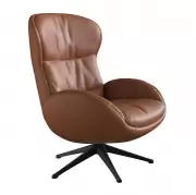 Fotel wypoczynkowy Haze Savoy Cognac brown leather Flexlux