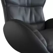 Fotel wypoczynkowy Haze Savoy black leather Flexlux