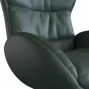 Fotel wypoczynkowy Haze Savoy green leather Flexlux