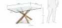 Stół Arya 100x180 cm kave home