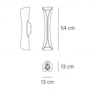 KINKIET CADMO LED BIAŁY ARTEMIDE