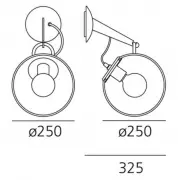 KINKIET MICONOS CHROM ARTEMIDE