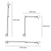 KINKIET TOLOMEO BRACCIO LED ARTEMIDE