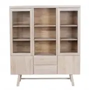 Komoda Brooklyn 130 cm dąb bielony Rowico