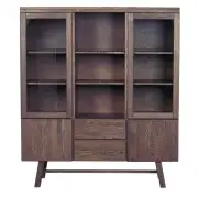Komoda Brooklyn 130 cm dąb ciemnobrązowy Rowico