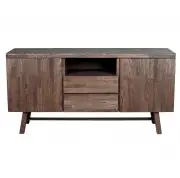 Komoda Brooklyn 160 cm dąb ciemnobrązowy Rowico