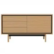 KOMODA FLOOW 136 CM DĄB OLEJOWANY BOLIA