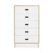 KOMODA KABINO BIAŁA 5 SZUFLAD NORMANN COPENHAGEN