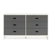 KOMODA KABINO SZARA 6 SZUFLAD NORMANN COPENHAGEN
