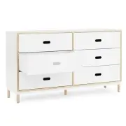 KOMODA KABINO BIAŁA 6 SZUFLAD NORMANN COPENHAGEN