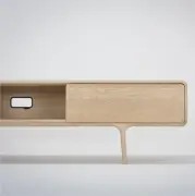 Komoda tv fawn dębowa Gazzda