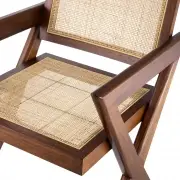 KRZESŁO AUGUSTIN BRĄZOWE EICHHOLTZ