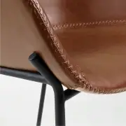KRZESŁO BAROWE ALBERT BRĄZOWE