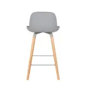 KRZESŁO BAROWE ALBERT KUIP JASNOOSZARE 89 CM ZUIVER