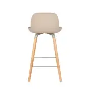 KRZESŁO BAROWE ALBERT KUIP TAUPE 89 CM ZUIVER