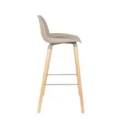 KRZESŁO BAROWE ALBERT KUIP TAUPE 99 CM ZUIVER