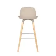 KRZESŁO BAROWE ALBERT KUIP TAUPE 99 CM ZUIVER