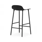 KRZESŁO BAROWE FORM LAKIEROWANA PODSTAWA CZARNE NORMANN COPENHAGEN