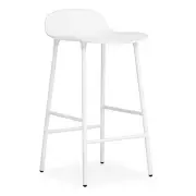 Krzesło Barowe Form Lakierowana Podstawa Białe Normann Copenhagen