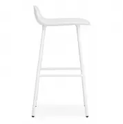 KRZESŁO BAROWE FORM LAKIEROWANA PODSTAWA BIAŁE NORMANN COPENHAGEN