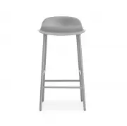 KRZESŁO BAROWE FORM LAKIEROWANA PODSTAWA SZARE NORMANN COPENHAGEN