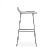 KRZESŁO BAROWE FORM LAKIEROWANA PODSTAWA SZARE NORMANN COPENHAGEN