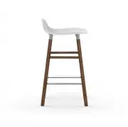 KRZESŁO BAROWE FORM PODSTAWA ORZECH BIAŁE NORMANN COPENHAGEN