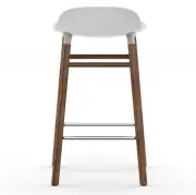KRZESŁO BAROWE FORM PODSTAWA ORZECH CZARNE NORMANN COPENHAGEN