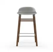 KRZESŁO BAROWE FORM PODSTAWA ORZECH SZARE NORMANN COPENHAGEN