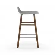 KRZESŁO BAROWE FORM PODSTAWA ORZECH SZARE NORMANN COPENHAGEN