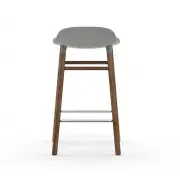 KRZESŁO BAROWE FORM PODSTAWA ORZECH SZARE NORMANN COPENHAGEN