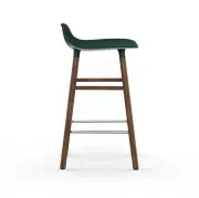 KRZESŁO BAROWE FORM PODSTAWA ORZECH ZIELONE NORMANN COPENHAGEN