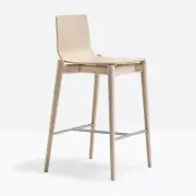 Krzesło barowe Malmo 232 jesion bielony Pedrali