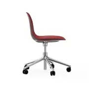 KRZESŁO BIUROWE FORM ALUMINIOWA PODSTAWA CZERWONE NORMANN COPENHAGEN