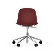 KRZESŁO BIUROWE FORM ALUMINIOWA PODSTAWA CZERWONE NORMANN COPENHAGEN