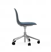 KRZESŁO BIUROWE FORM ALUMINIOWA PODSTAWA NIEBIESKIE NORMANN COPENHAGEN