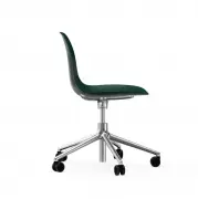 KRZESŁO BIUROWE FORM ALUMINIOWA PODSTAWA ZIELONE NORMANN COPENHAGEN