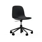 Krzesło Biurowe Form Czarne Czarna Podstawa Normann Copenhagen