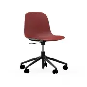 Krzesło Biurowe Form Czerwone Czarna Podstawa Normann Copenhagen