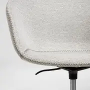 KRZESŁO BIUROWE ZADINE JASNOSZARE KAVE HOME