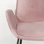 KRZESŁO BRIT RÓŻOWE ZUIVER